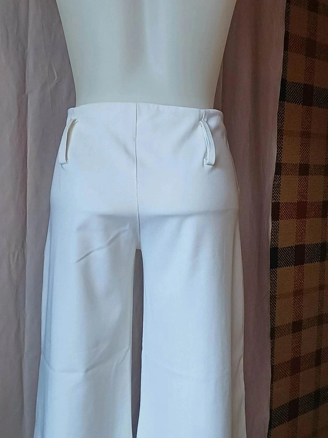 Pantacourt sarouel branco 36 yk2000 vintage – photo 13